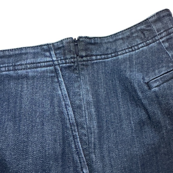 J Jill Denim Authentic Fit Front Slit Ankle Jeans Womens 10 with side zip - Picture 8 of 12